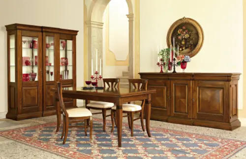 Arredo arte povera per sala da pranzo