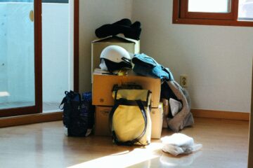 vestiti per il trasferimento